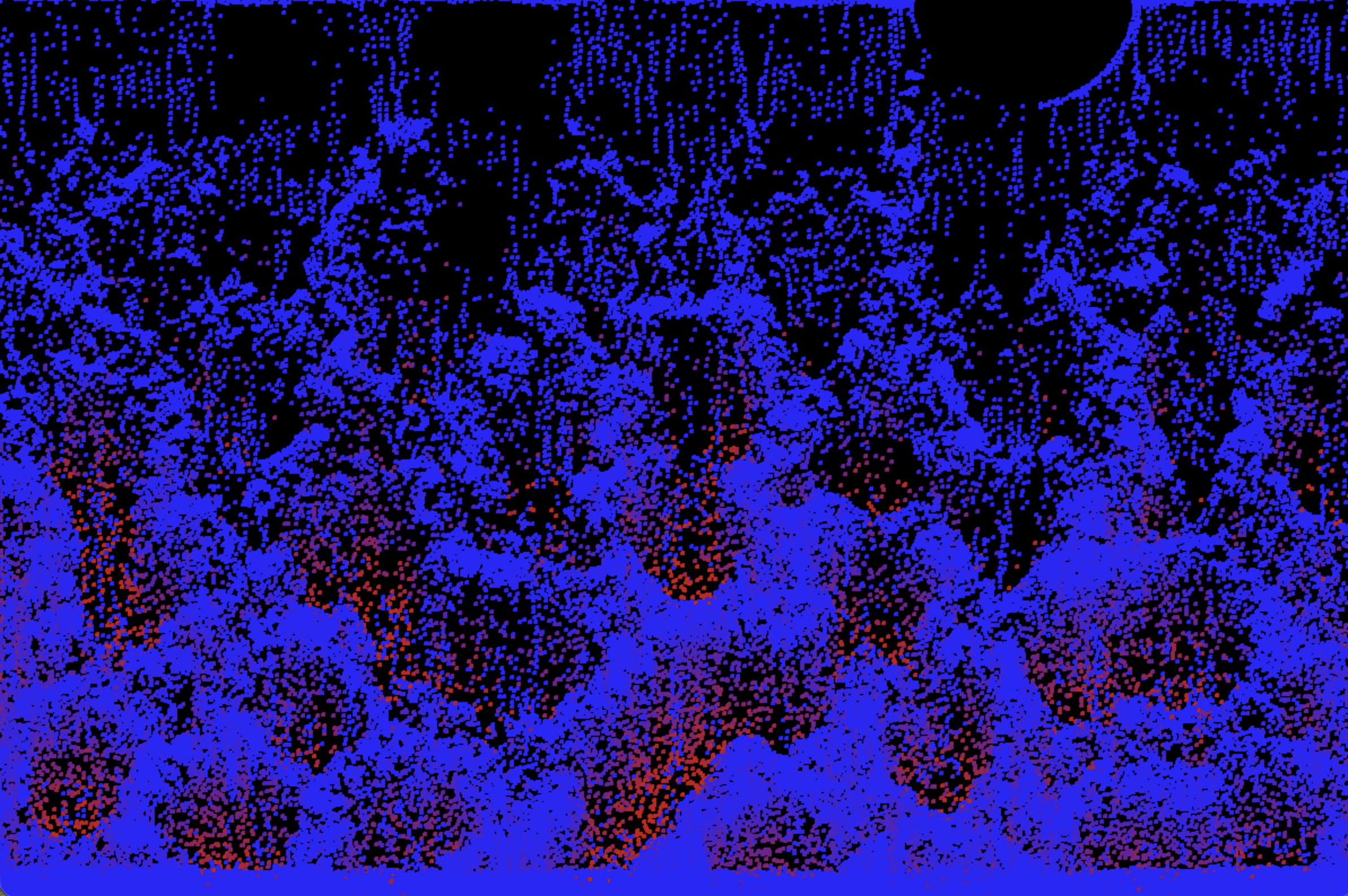 Animated particle simulation - Example 2