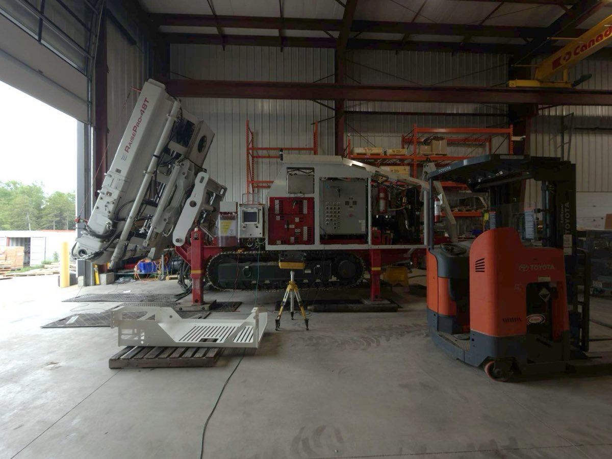 The drill in the shop during sequence development