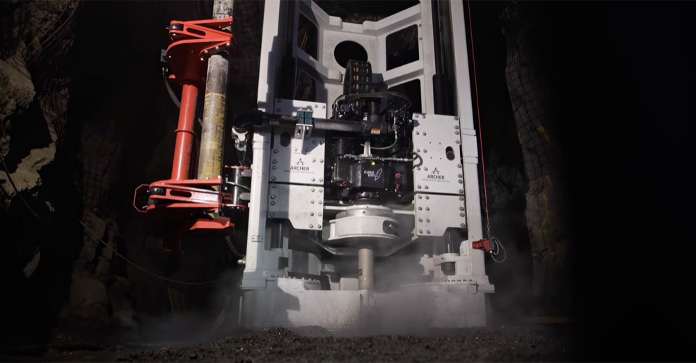 The RaisePro 48-T drilling underground